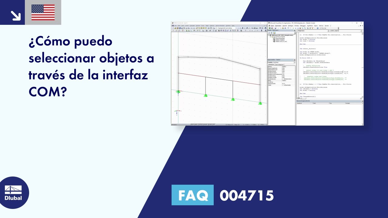 [EN] FAQ 004715 | ¿Cómo puedo seleccionar objetos a través de la interfaz COM?