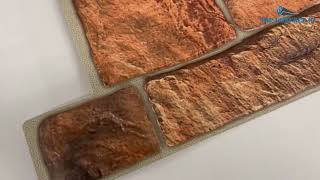 3D obkladový omyvatelný panel PVC Kámen přírodní (498 х 980 mm)