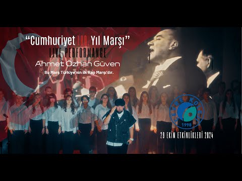 Ahmet Özhan Güven "Cumhuriyet 100. Yıl Marşı" Canlı Performans
