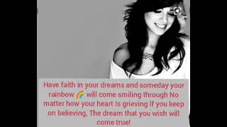Christina Perri: - A Dream is a wish your heart makes ❤️ (Lullaby Lyrics) No Copyright issue