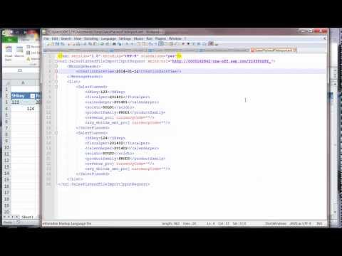 How to use .XSD file in Excel to create data XML files for File Input in SAP Cloud Apps