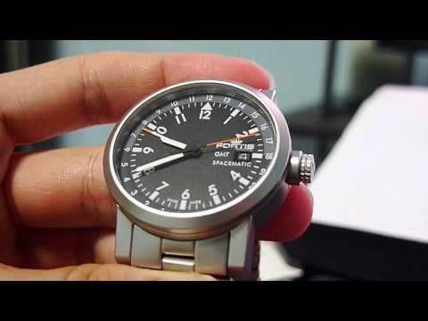 Low-end Anti-reflective (AR) coating on a new Fortis Spacematic GMT