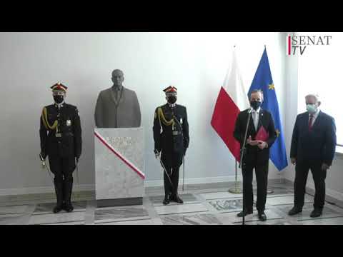 Odsłonięcie popiersia Władysława Raczkiewicza, Marszałka III kadencji Senatu II RP