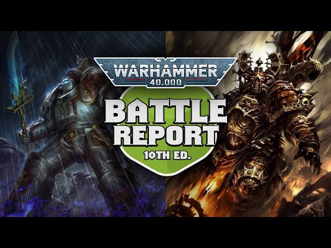 Grey Knights vs Chaos Space Marines Warhammer 40k 10th Edition Battle Report Ep 74