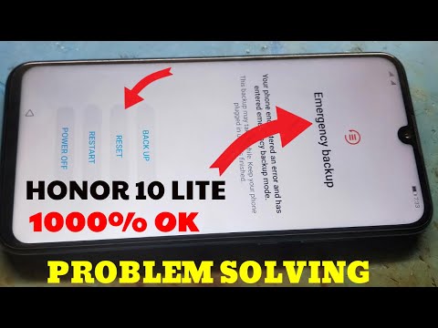 All Honor / Huawei Emergency Backup Problem | Honor 10 Lite Emergency Backup Problem Solving