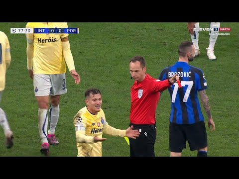 Otavio RED CARD Vs Inter Milan