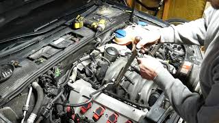 2004 Audi B6 S4 4.2L V8 Fuel Injector Removal