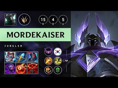 Mordekaiser Jungle vs Fiddlesticks - KR Master Patch 25.04