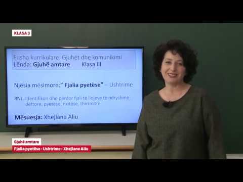 e Mësimi: Klasa 3 - Gjuhë amtare – Ushtrime: Fjalia pyetëse