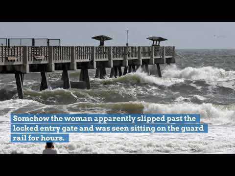 Hurricane Dorian: Surfers help rescue woman who jumped from Jacksonville Beach Pier