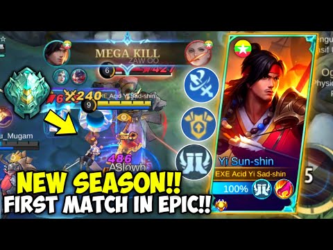NEW SEASON!! FIRST MATCH IN RANK EPIC MY TEAM SO NOOB?? YI SUN SHIN TOP GLOBAL GAMEPLAY | YSS REVAMP