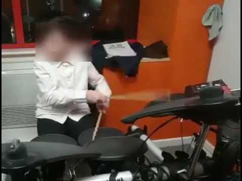 11 yr old Matei Playing to "A Little Bit" by Jessica Simpson