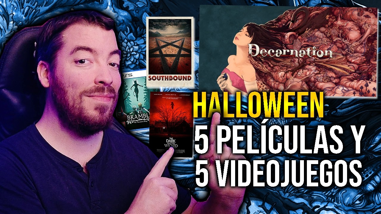 5 PELÍCULAS y 5 VIDEOJUEGOS son PERFECTOS para HALLOWEEN (o cuando te apetezca)