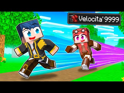 CORRO ALLA VELOCITÀ 99999 SU MINECRAFT! *VELOCISSIMO*