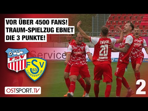 „Fußball gehört den Fans!" Zwickau mit erstem Sieg: Zwickau - Luckenwalde 2:0 | Regionalliga Nordost