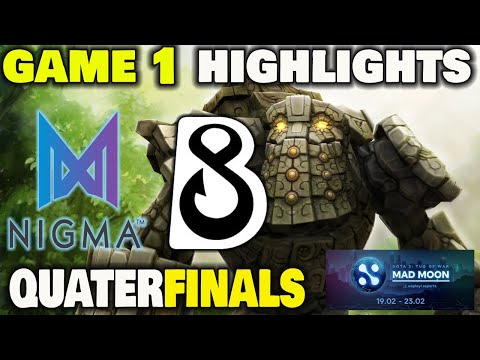 NIGMA VS B8 Game 1 WePlay! Mad Moon Quaterfinals