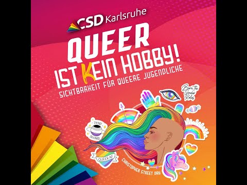 CSD Karlsruhe 2022 "Queer ist kein Hobby" Die Demoparade 2022