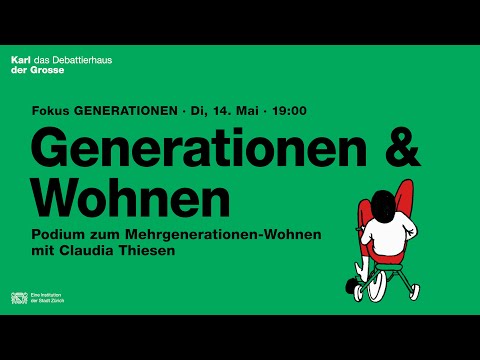 ​​Generationen & Wohnen​ – ​​​Podium zum Mehrgenerationen-Wohnen mit Claudia Thiesen