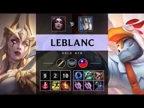 LeBlanc Mid vs Galio - TW Challenger Patch 25.08