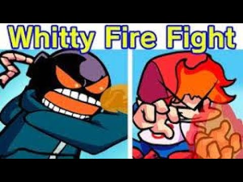 Friday Night Funkin' VS Fire Whitty Full Week Part 1 + Cutscenes (FNF Mod/Hard) (Whitty Fire Fight)