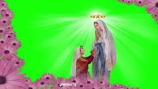 Mary&#39;s Adoration - Eucharistic Benedicition in green screen