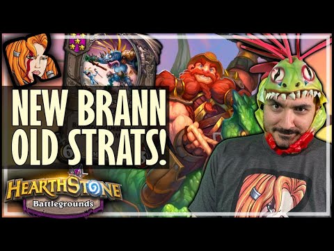 NEW BRANN! OLD STRATS! - Hearthstone Battlegrounds