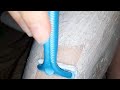 ASMR Shaving Hairy Legs No Talking