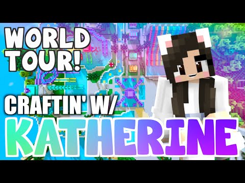 💙 Minecraft WORLD TOUR! Craftin' w/ Katherine Ep. 50