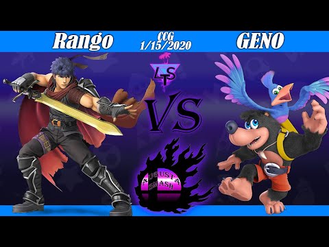 CCG Smash Ultimate 1/15/2020 - Rango (Ike) vs GENO (Banjo and Kazooie)