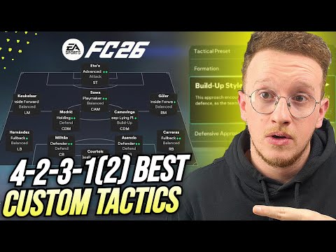 The Best 4231(2) META Custom Tactics & Formation In FC 26!