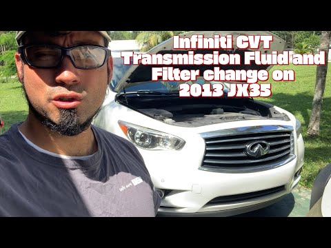 Infiniti CVT Transmission Fluid and Filter Change on 2013 JX35 QX60 How-to