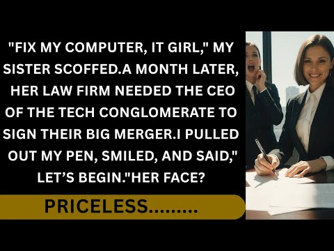 Fix my computer, IT girl," my sister scoffed.A month later, her law firm needed the CEO