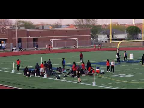 Christine Mallard 200 meter Winner 3/25/2021. Summit Jaguar Relays