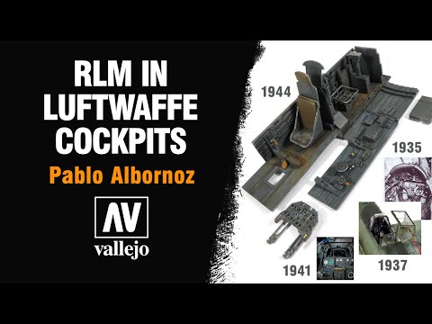 🇺🇸🇬🇧🇪🇸 RLM COLORS in LUFTWAFFE COCKPIT by/por Pablo Albornoz ✈️🎨