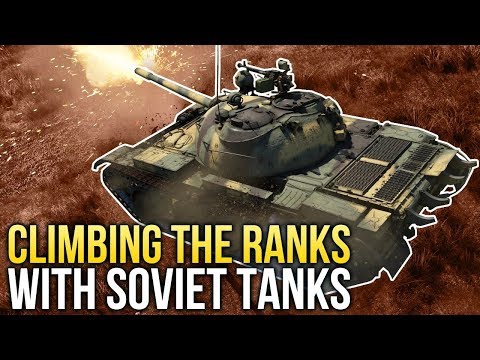 Climbing the ranks with SOVIET TANKS / War Thunder