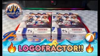 🚨NEW RELEASE🚨 - 2026 Topps Chrome LOGOFRACTOR Rip x2!