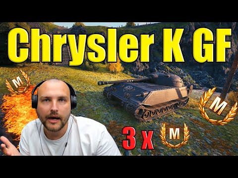 Chrysler K GF On Fire: Striking 3x Ace Tankers in a Row! | World of Tanks