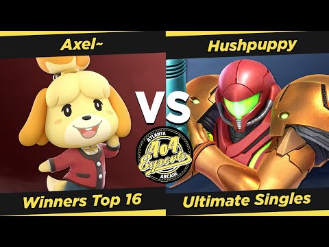 SSBU - 4o4 Smash Bowl - MYM| Axel~ (Isabelle) vs VA| Hushpuppy (Samus) - Winners Top 16  Level 3