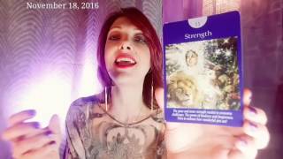 18 NOVEMBER 2016 FRIDAY🌜MOVING THROUGH MOONLIGHT & RIDING A WAVE OF STRENGTH🌛 Psychic tarot oracle