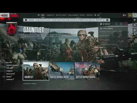 Battlefield REDSEC (Season 1) - Title Screen & Main Menu with Music