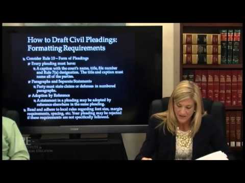 A Paralegal's Guide to Pleadings, Motions, Discovery Requests and Briefs