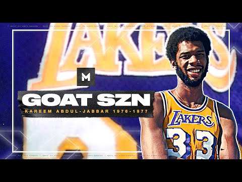 Behold The GREATNESS Of Kareem Abdul-Jabbar! 🐐 1976-77 Highlights | GOAT SZN