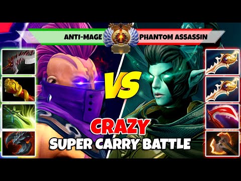 ANTI-MAGE (Carry) vs PHANTOM ASSASSIN (Carry) - Battle Of Immortal Rank Dota 2 Players - Z Dota 2