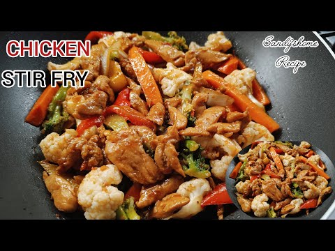 Chicken Stir Fry/How To Make Chicken Stir Fry With Vegetables.