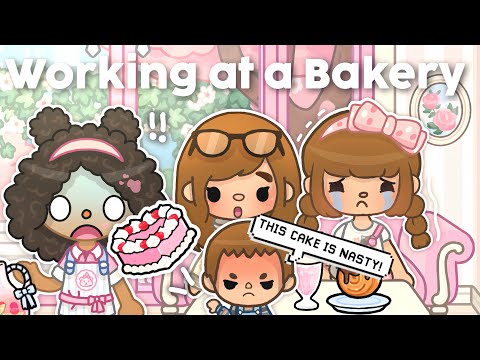 Working at a bakery! (GONE WRONG) *WITH VOICE* || Toca boca roleplay