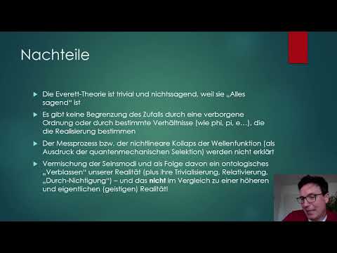 Quanten-Unsterblichkeit (quantum immortality) - Prof. Dr. Koncsik
