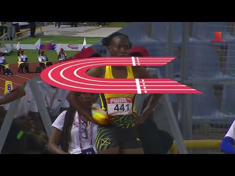 Girls 100M Dash U-20 | Final | CARIFTA 2025 Trinidad & Tobago | SportsMax TV