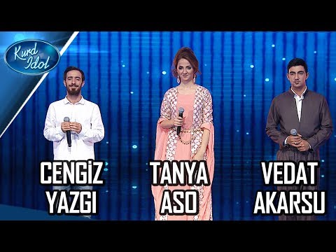 Kurd Idol - Vedat Akarsu& Tanya Aso & Cengiz Yazgi -Ez Xelef im /فیدات ئەکارسو&تانیا ئاسۆ&جەنگیز