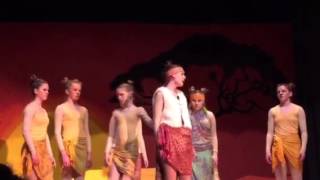 Catherine singing "Shadowlands" from "The Lion King, Jr. "