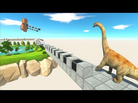 Crossing the dangerous path with many difficulties - Animal Revolt Battle Simulator
